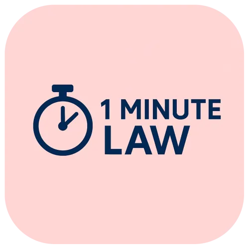 1 Minute Law icon