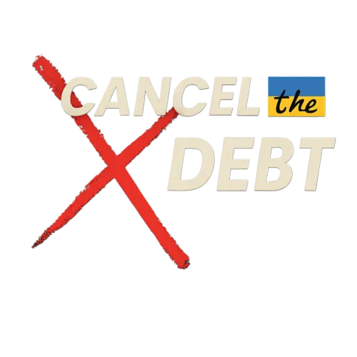 Cancel Ukrainian debt icon
