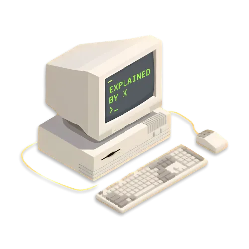Explained By X icon