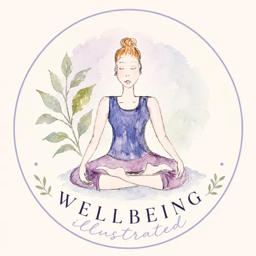 Wellbeing illustrated icon
