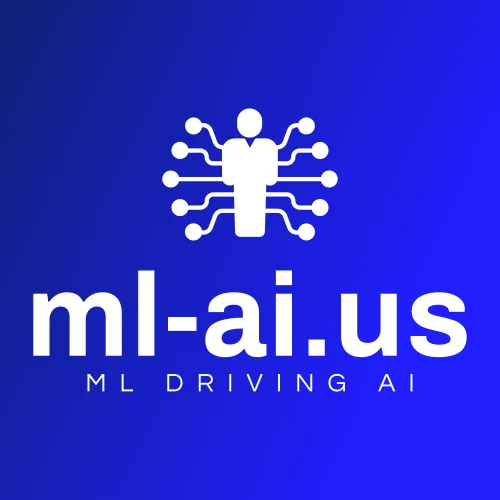 ML driving AI with us icon