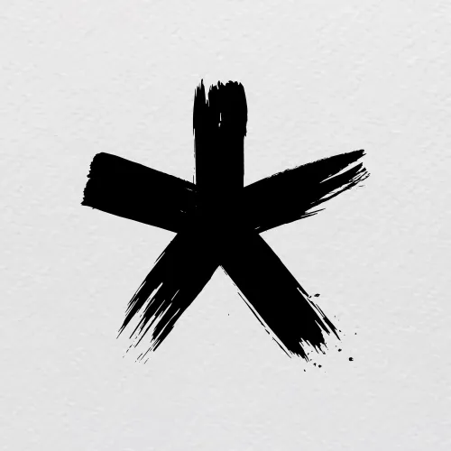 after the asterisk icon