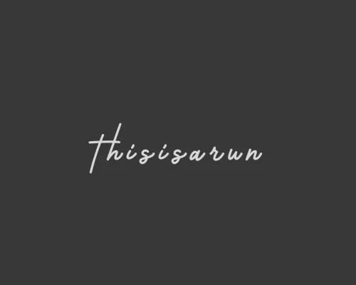 thisisarun icon