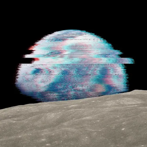 Glitched Earth icon