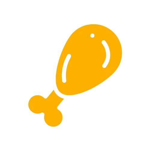 chicken and stats icon