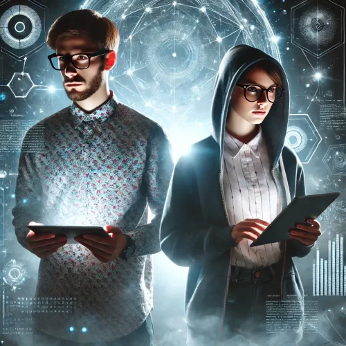 Lost in #digitalization icon