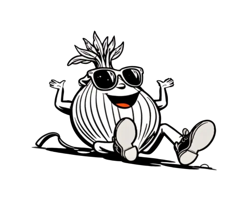 The Rebel Onion: Rebel Deep. Unlayer Your Life. Humor & Art. icon