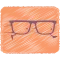 Glasses on the run icon