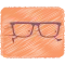 Glasses on the run icon