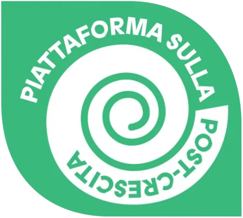 Piattaforma sulla           Post-Crescita icon