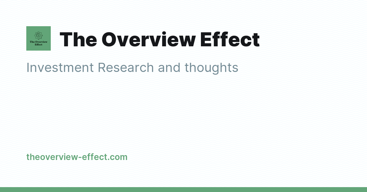The Overview Effect - Ghost Explore