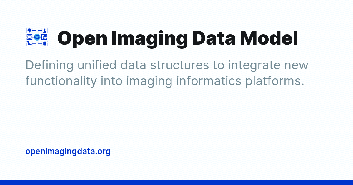 Open Imaging Data Model - Ghost Explore