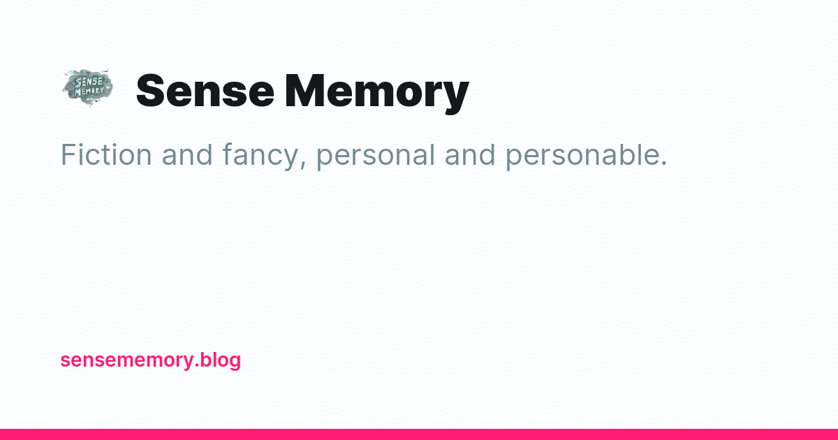 Sense Memory - Ghost Explore