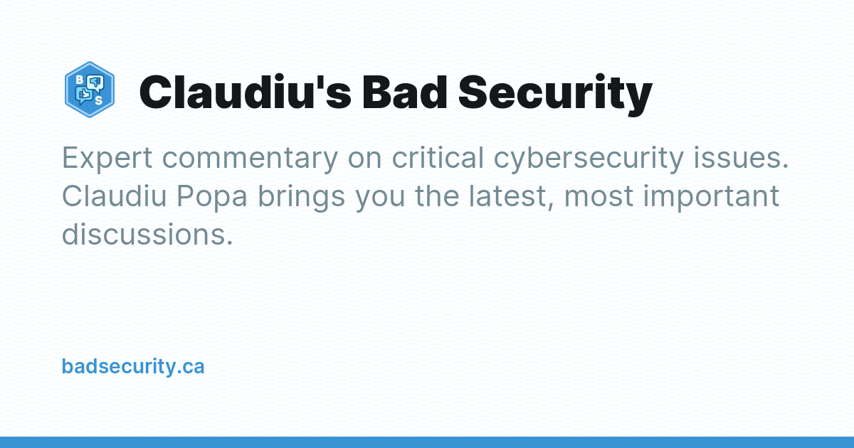 Claudiu's Bad Security - Ghost Explore