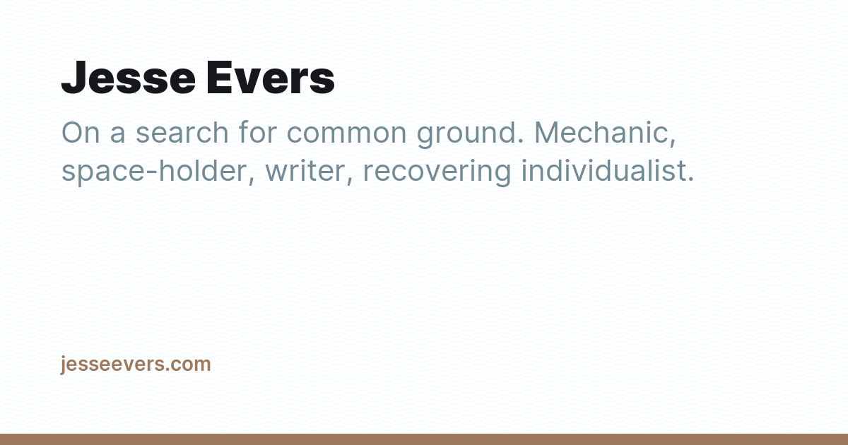 Jesse Evers - Ghost Explore