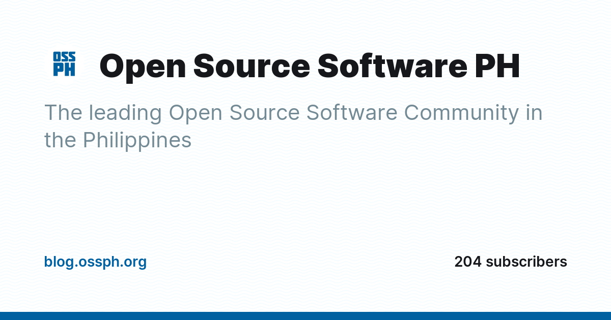 Open Source Software PH - Ghost Explore