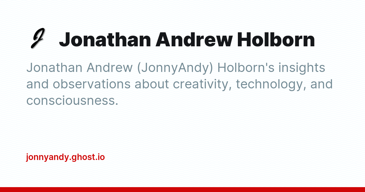 Jonathan Andrew Holborn - Ghost Explore