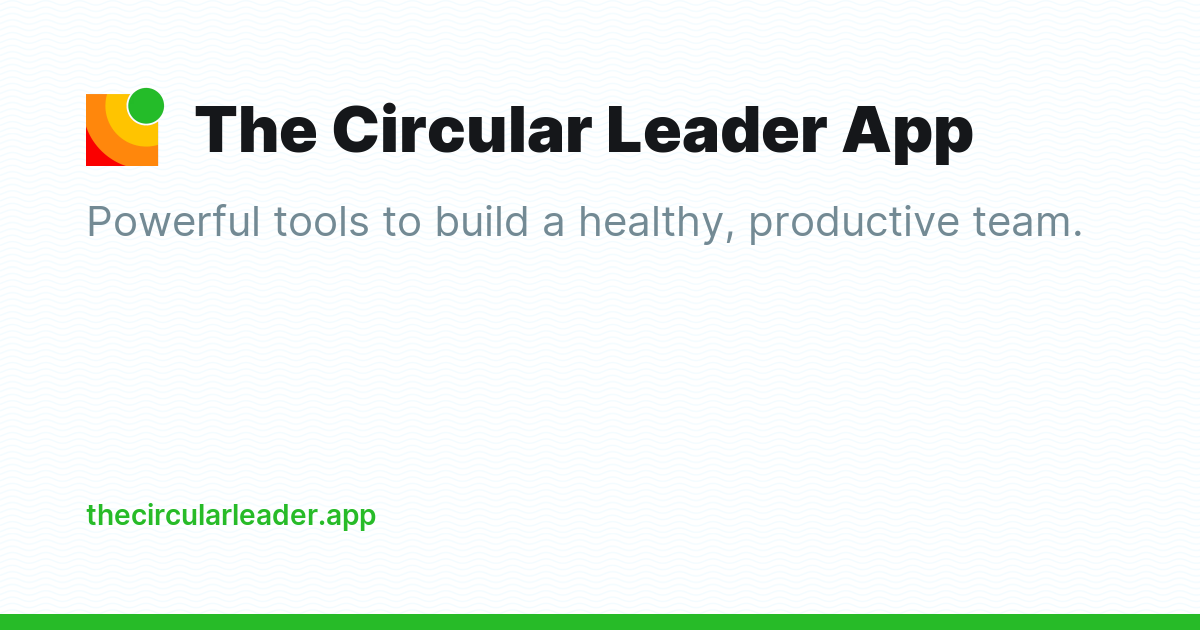 The Circular Leader App - Ghost Explore
