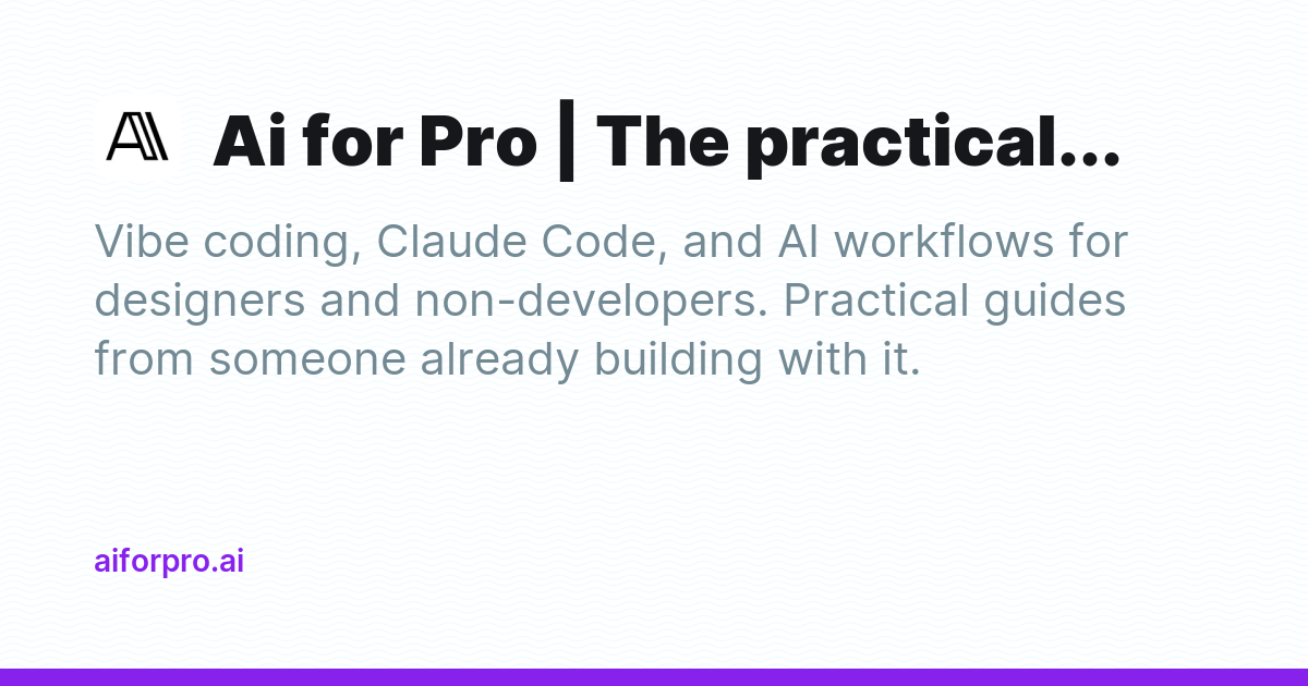 Ai for Pro | The practical AI guide for Pro - Ghost Explore