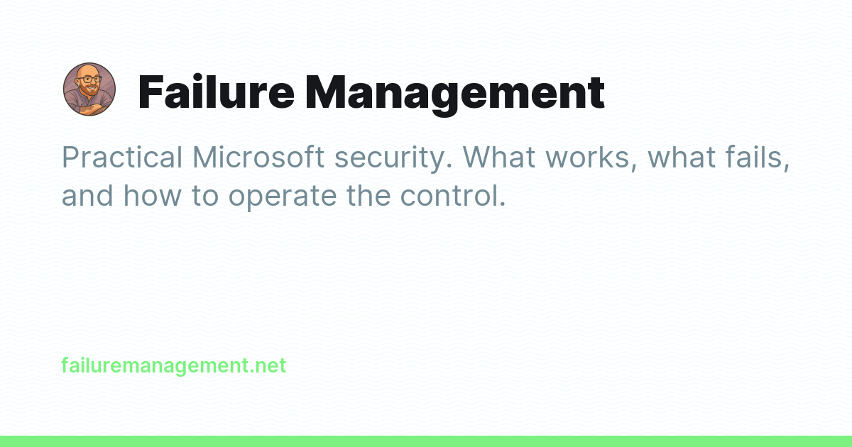 Failure Management - Ghost Explore