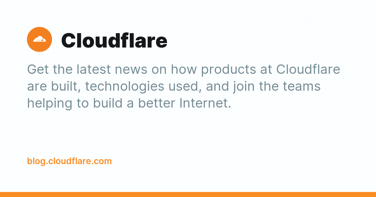 Cloudflare - Ghost Explore