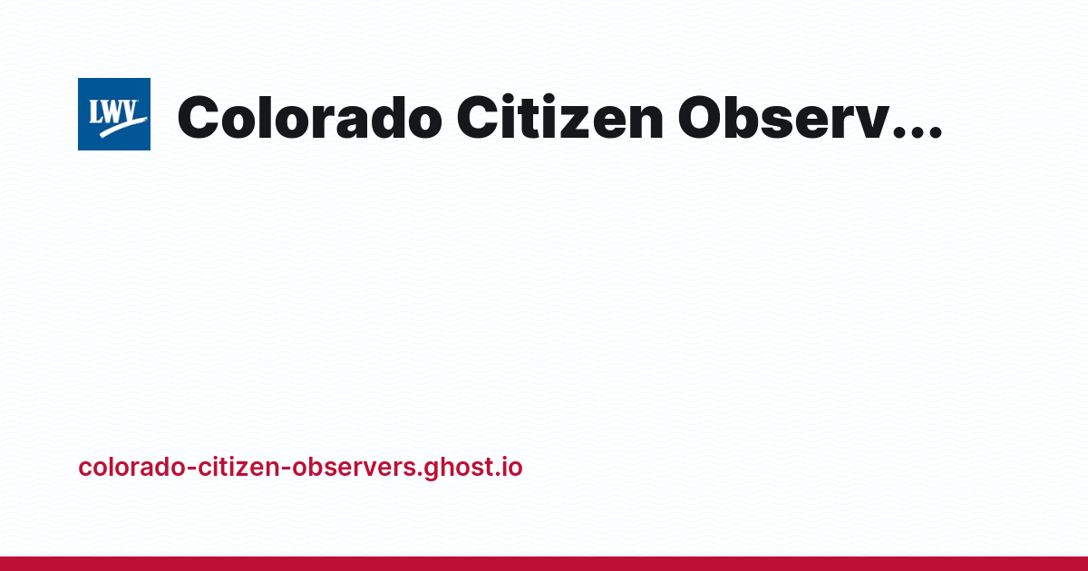 Colorado Citizen Observers Project - Ghost Explore
