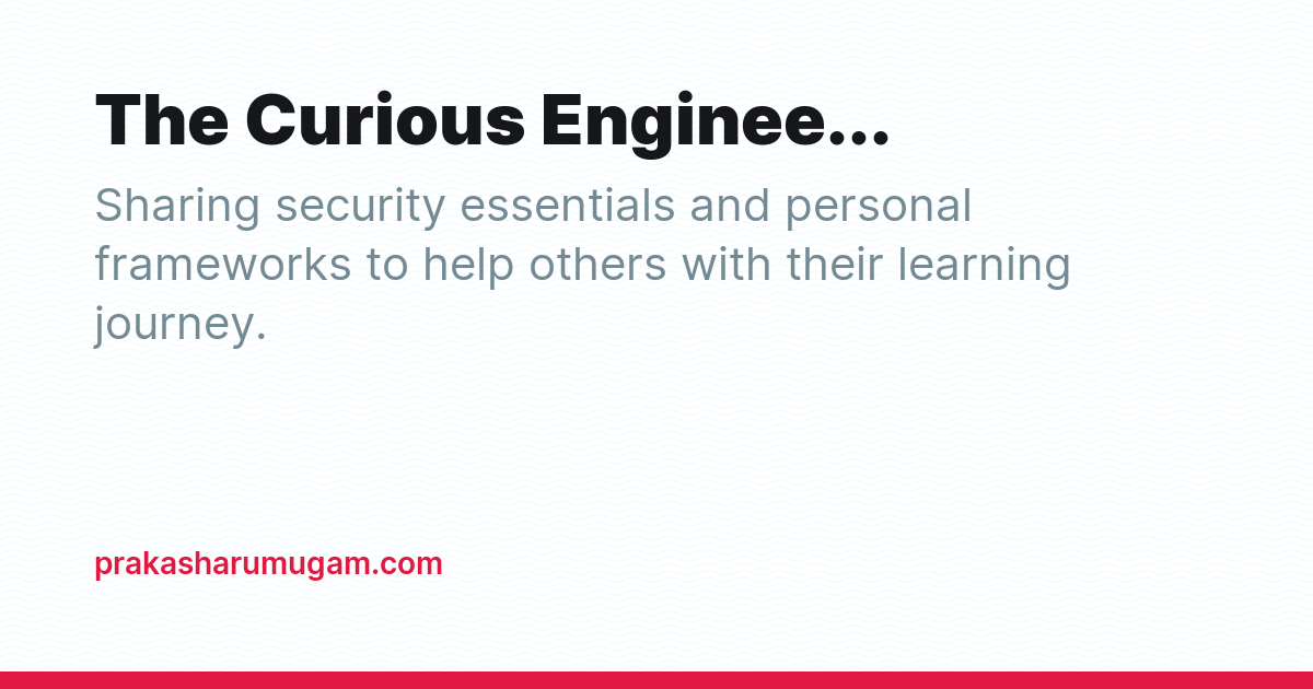 The Curious Engineer's Notebook - Ghost Explore