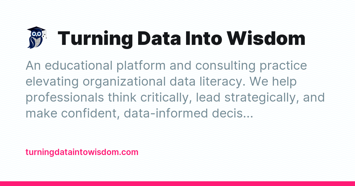 Turning Data Into Wisdom - Ghost Explore