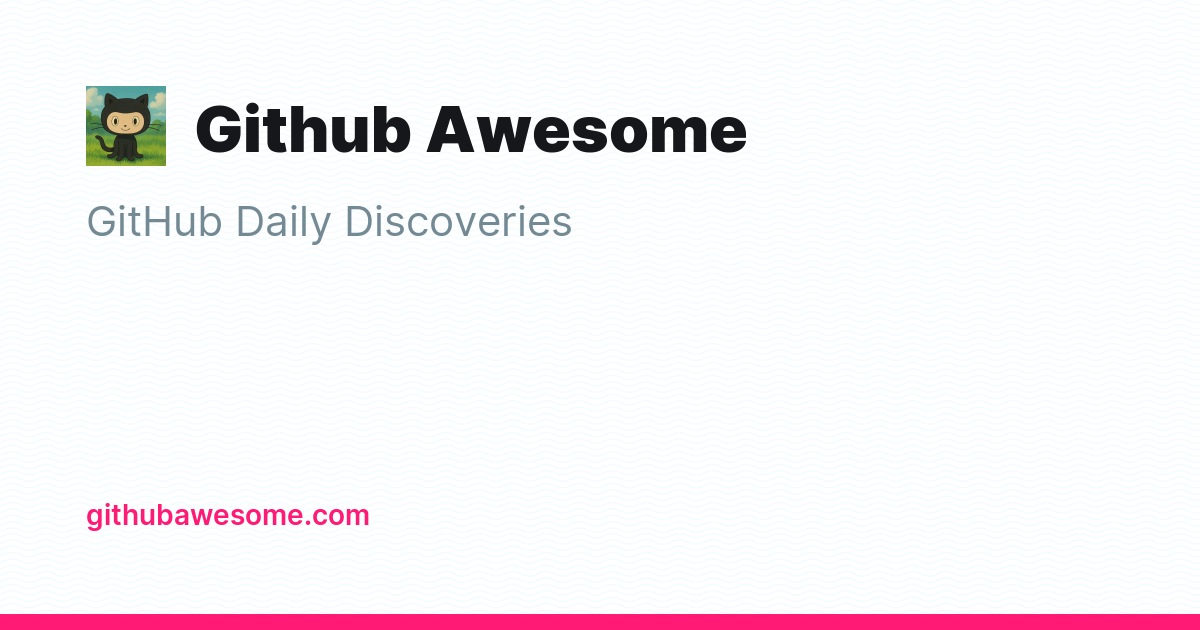 Github Awesome - Ghost Explore