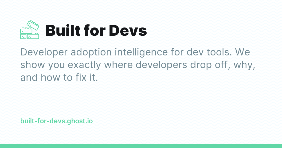Built for Devs - Ghost Explore