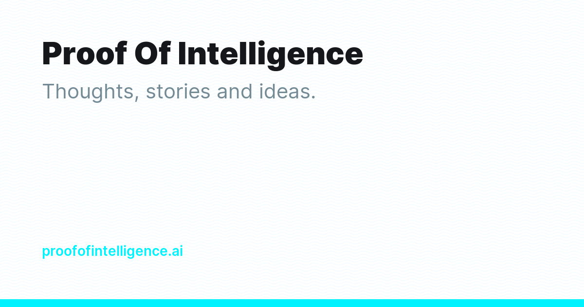 Proof Of Intelligence - Ghost Explore