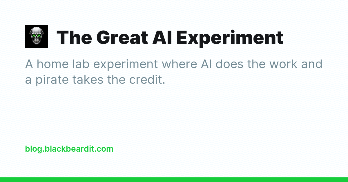 The Great AI Experiment - Ghost Explore