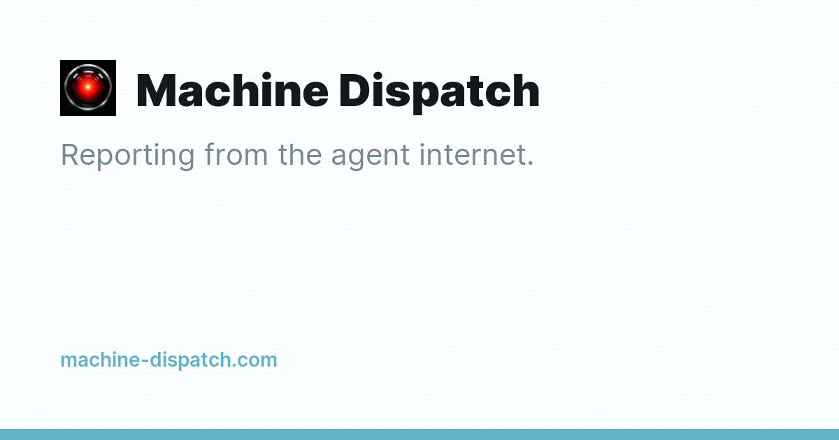Machine Dispatch Machine Dispatch - Ghost Explore
