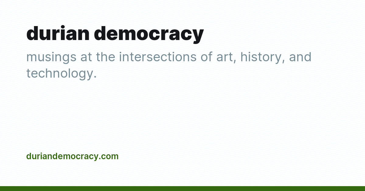 durian democracy - Ghost Explore