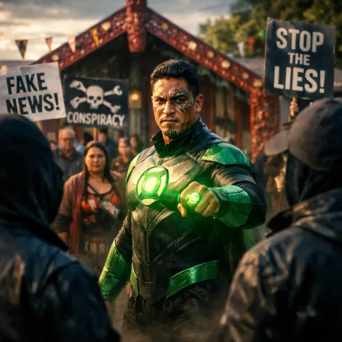 Ivor Jones The Māori Green Lantern