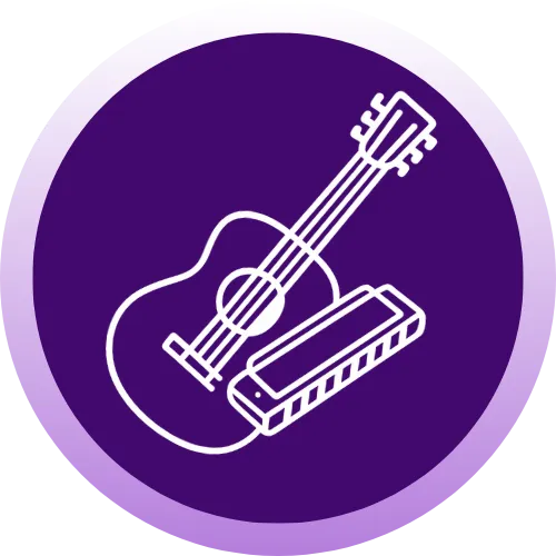 Harmonica With Guitar